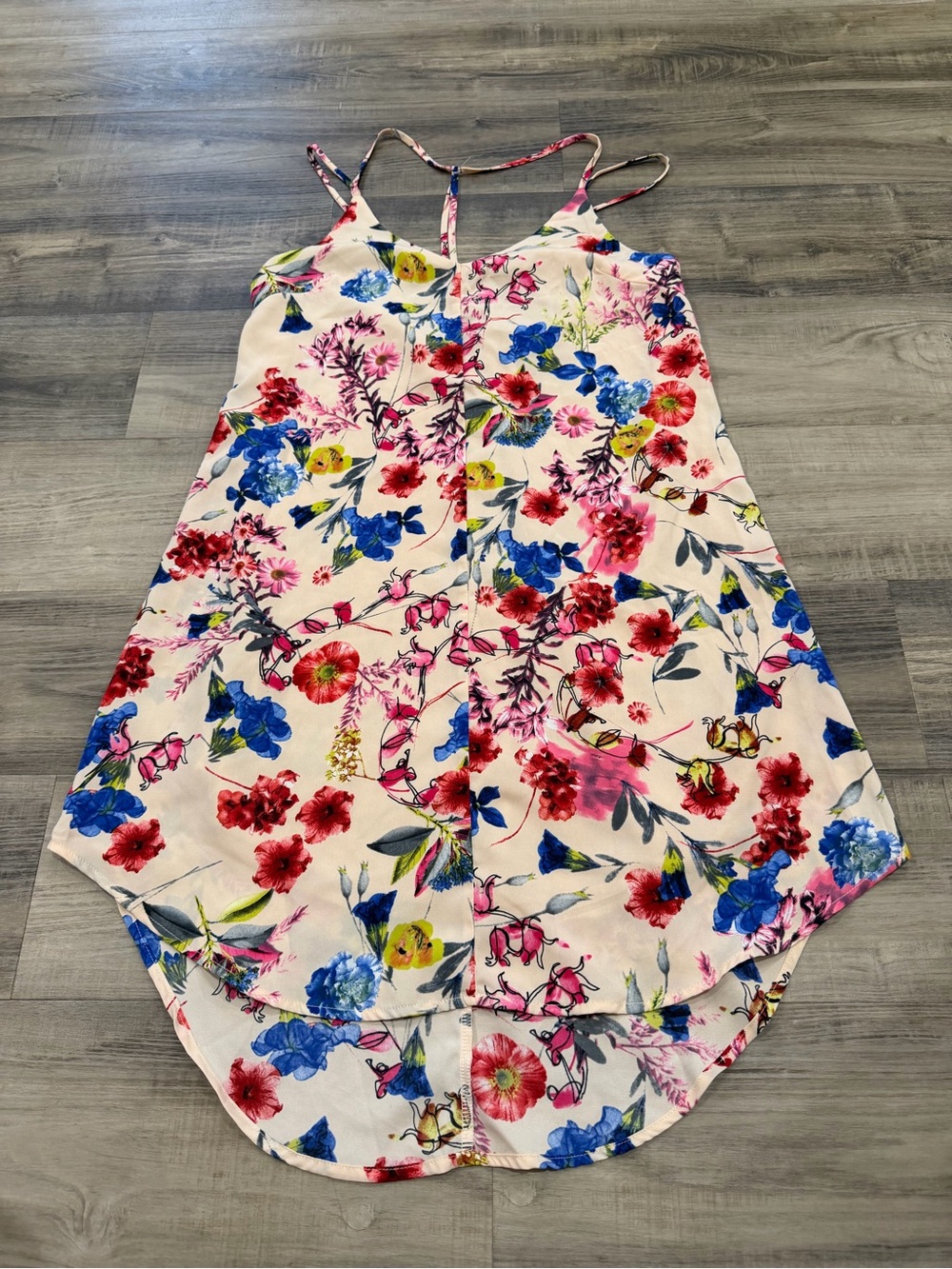 ASTR Dress Woman’s Floral Cami Mini Slip Racerback